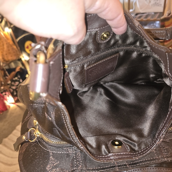 Coach Signature Optic Patchwork Hobo Bag - Picture 11 of 13
